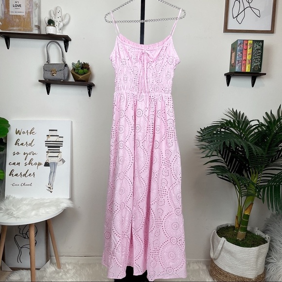 Charlie Holiday Anne Maxi Dress in Rose Size Small NWT - Picture 8 of 11